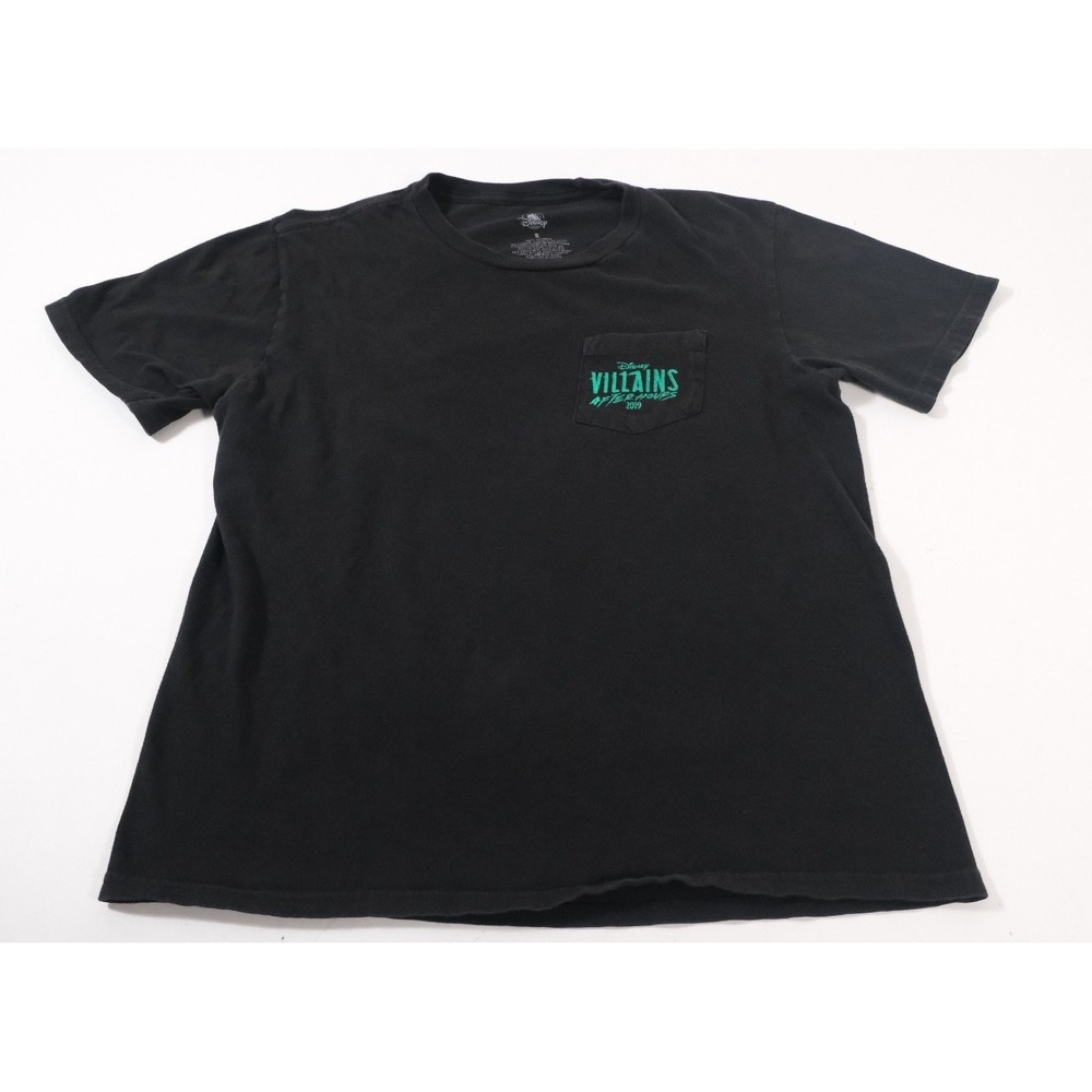 Disney Parks Villains After Hours 2019 Magic Kingdom Black Pocket T-Shirt Small